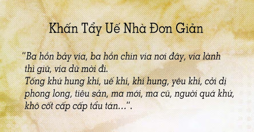 Bài khấn xông nhà xả xui 