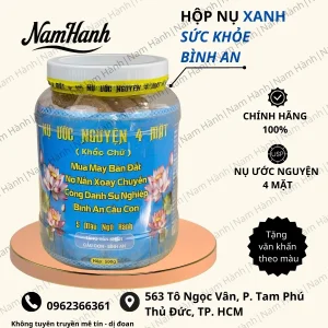 Nụ ước nguyện 4 mặt xanh dương