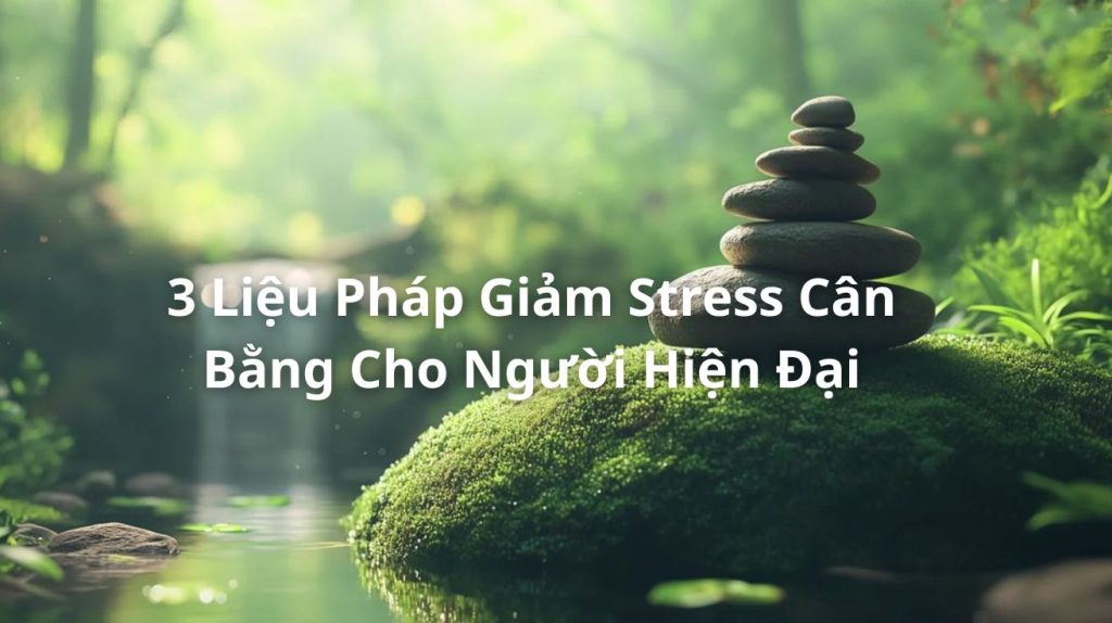 3 liệu pháp giảm stress thời hiện đại