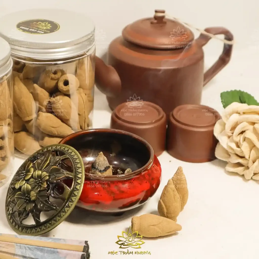 trầm hương đốt